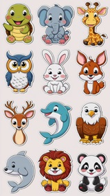 Majestic Animal-Stickers